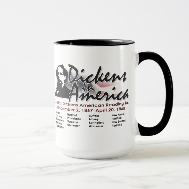 Dickens in Amerika-Tasse Tasse (Rechts)