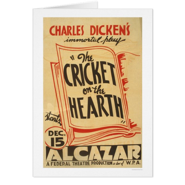 Dickens Kricket auf Herd WPA 1938 (Vorne)