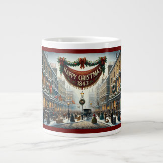 Dickensian ‘Happy Christmas 1843’ Tasse