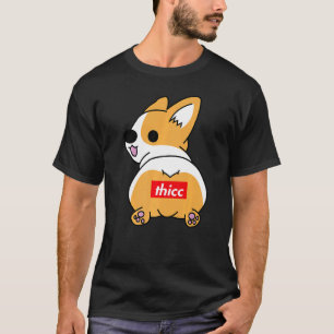 Dicker Corgi Hintern Hund Corgi Geschenk T-Shirt