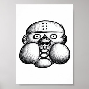 Dicker Typ Poster