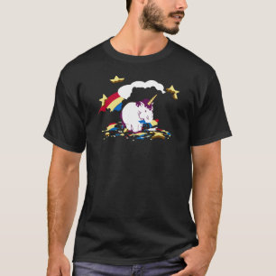 Dickes Einhorn T-Shirt