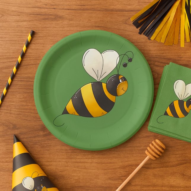 Dickflügelige Hummel Pappteller (Von Creator hochgeladen)