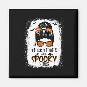 Dickige Oberschenkel und unheimliche Gänse Hallowe Magnet