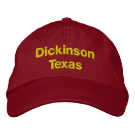 Dickinson Texas Bestickte Baseballkappe
