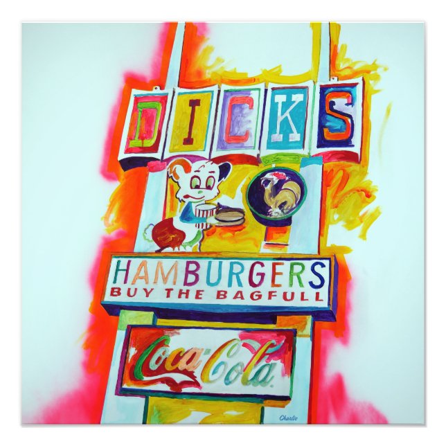 Dick's Drive in Fotodruck (Vorne)