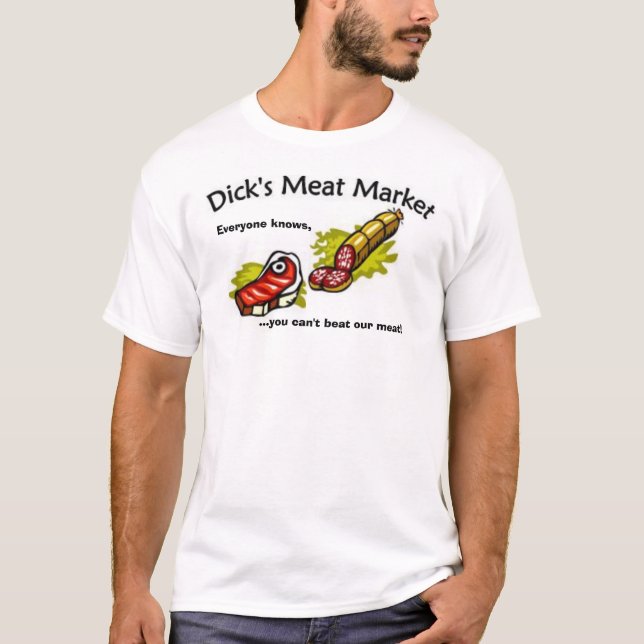 Dicks Fleisch-Markt T-Shirt (Vorderseite)