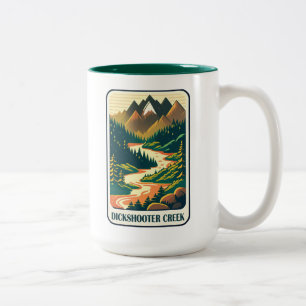 Dickshooter Creek Idaho Colors Zweifarbige Tasse