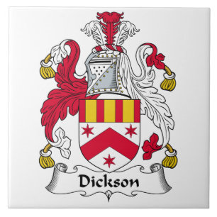 Dickson-Familienwappen Fliese