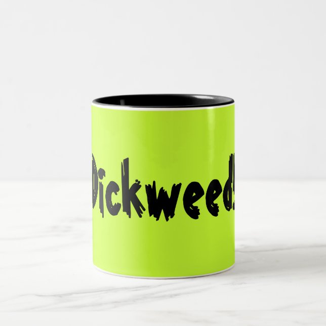 Dickweed! Zweifarbige Tasse (Mittel)