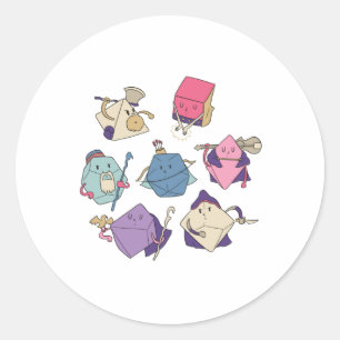 Dickzeichen Runder Aufkleber