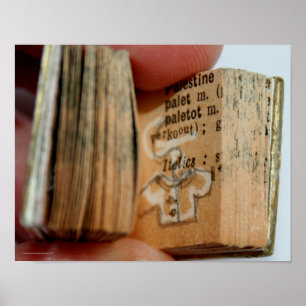 DicofrAngle Miniaturbuch-Jacket Zeichnend Poster