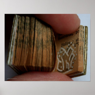 DicofrAngle Miniaturbuch ohne Titel Zeichnend Post Poster