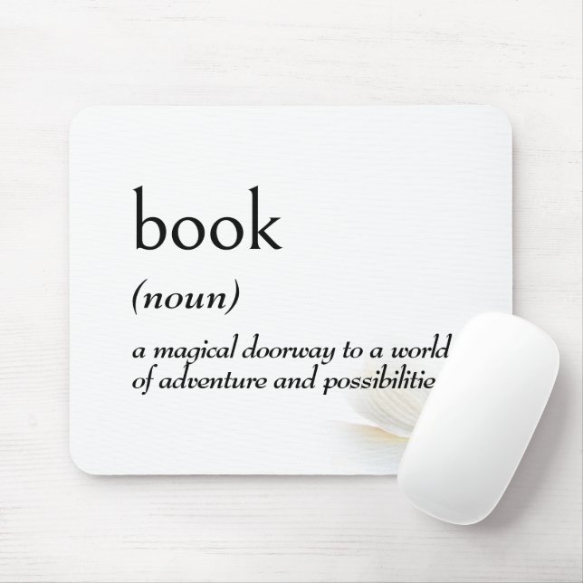 Dictionary Definition For BOOK Mousepad (Mit Mouse)
