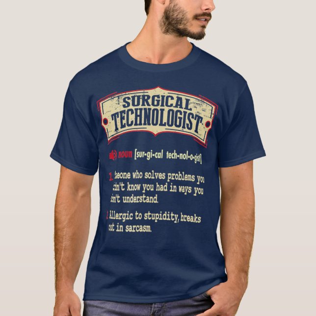 Dictionary Term Sarcastic T-Shirt (Vorderseite)