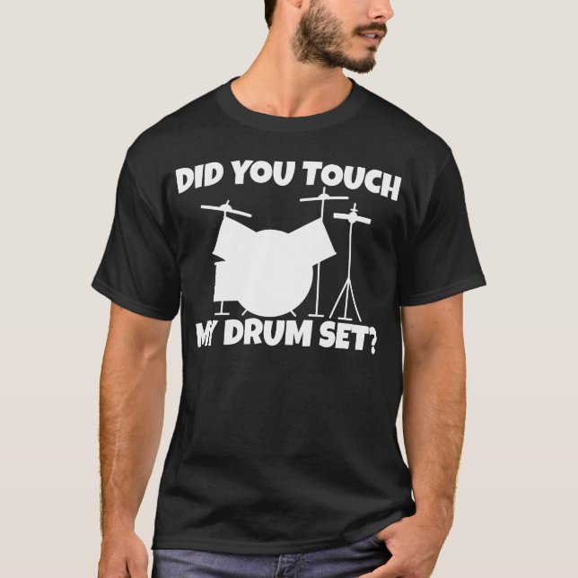 Did Yououch My Drum Set retro family T-Shirt (Vorderseite)