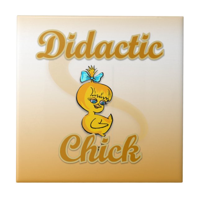 Didactic Chick Fliese (Vorderseite)