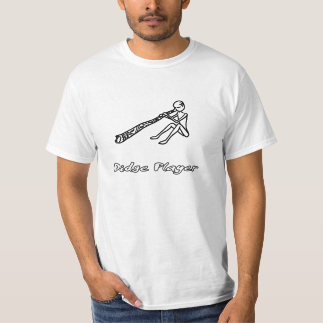 Didge Spieler-Shirtweiß T-Shirt (Vorderseite)