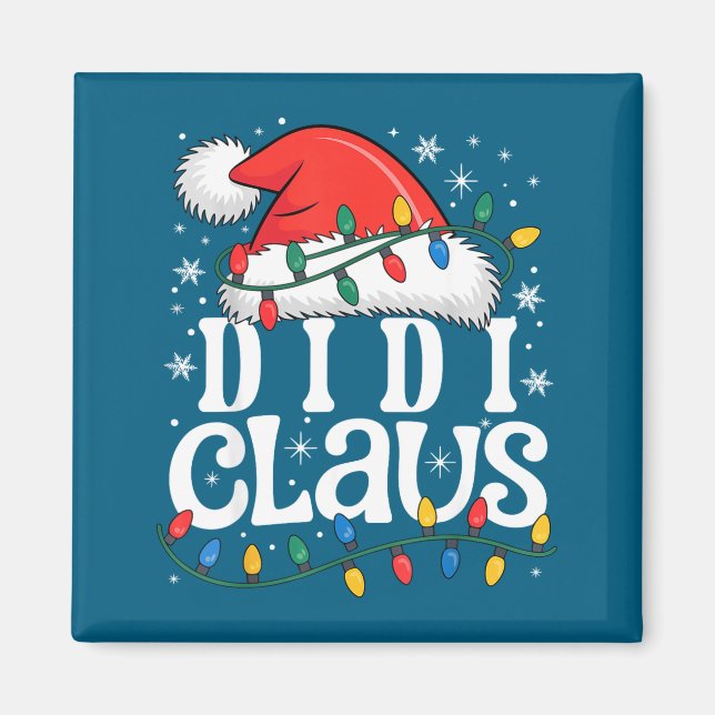 Didi Claus Funny Xmas Christmas Grandma Holiday St Magnet (Vorne)
