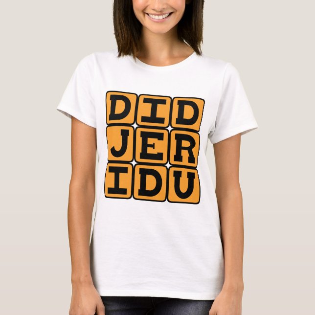 Didjeridu, Musikinstrument T-Shirt (Vorderseite)