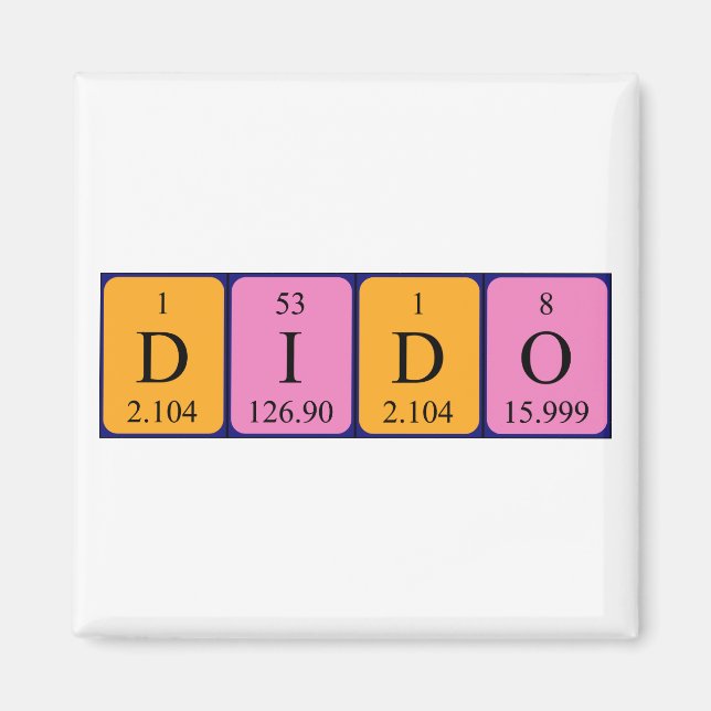 Dido Periodenmagnetmagnet Magnet (Vorne)