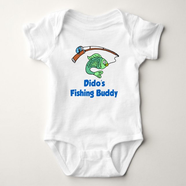 Dido's Fischbuddy Baby Strampler (Vorderseite)
