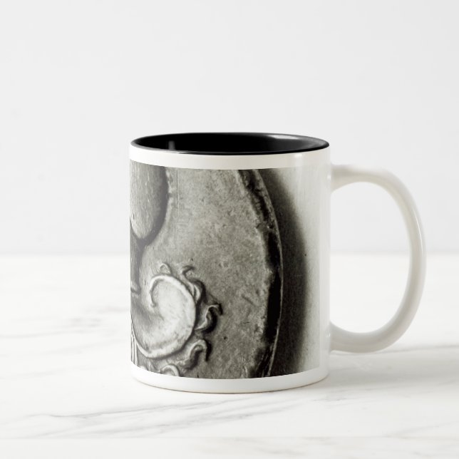 Didrachma von Heracles: entsprechende Zweifarbige Tasse (Rechts)