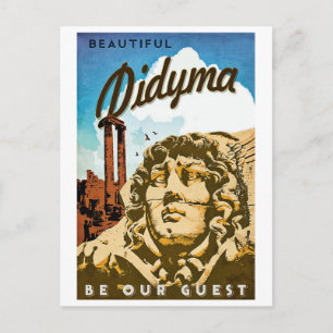 Didyma, antike Kunst, Türkei, Mittelmeer Postkarte