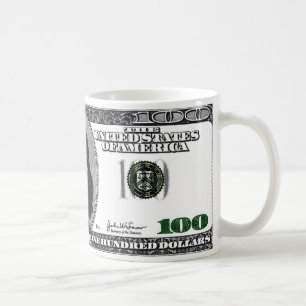 die 100-Dollar-Tasse Kaffeetasse