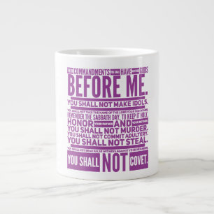 Die 10 Gebote Jumbo-Mug Jumbo-Tasse