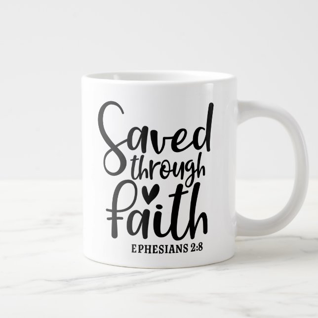 Die 10 Gebote Jumbo-Tasse (Rechts)