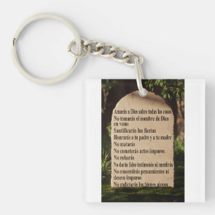 Die 10 Gebote Schlüsselanhänger