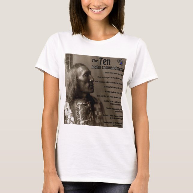 Die 10 indischen Gebote T-Shirt (Vorderseite)