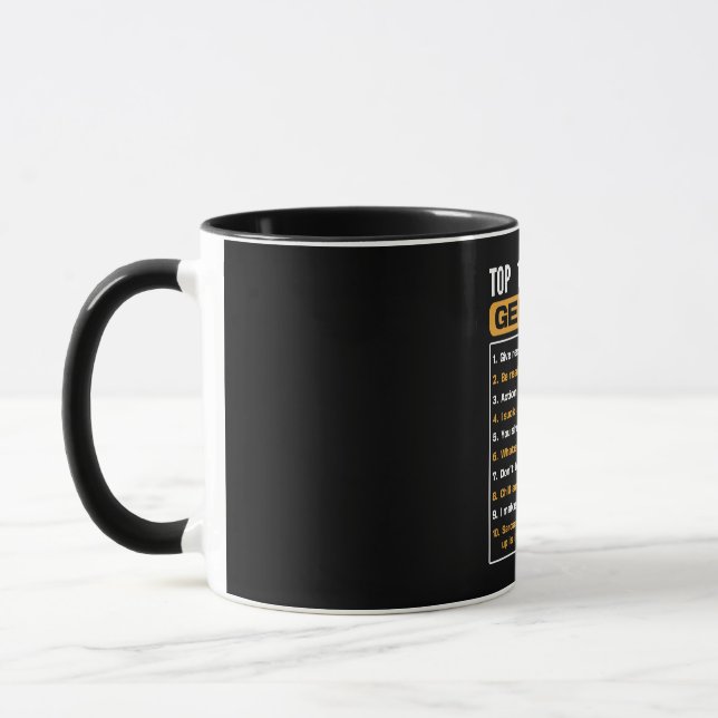 Die 10 Top-Regeln von Gemini, Gemini Fakten Tasse (Links)
