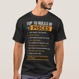 Die 10 wichtigsten Regeln für Fieber Horoskop T-Shirt