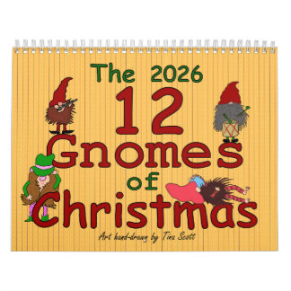 Die 12 Gnome Weihnachten 2026 Kalender