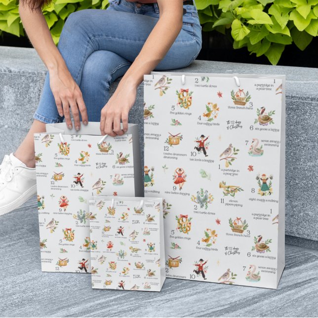 Die 12 Tage Weihnachten | Urlaub Mittlere Geschenktüte (Von Creator hochgeladen)