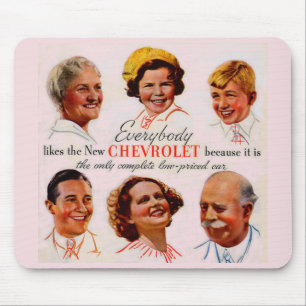 Die 1930er mögen alle das neue Chevrolet Mousepad
