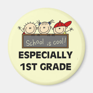 Die 1. Grade School ist Coole Tshirts und Geschenk Magnet