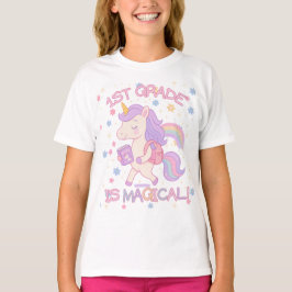 Die 1. Klasse ist magisch - Einhorn in Pastellfarb T-Shirt