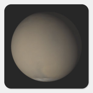 Die 2001 großen Staubstürme auf Mars Quadratischer Aufkleber