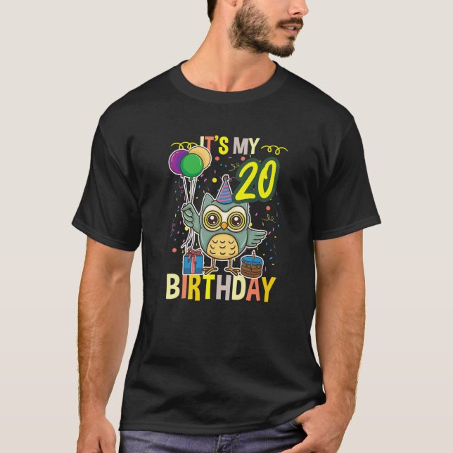 Die 20. Geburtstagskugel T-Shirt (Vorderseite)