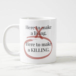 Die 20ox-Kaffee-Tasse kann individuell gestaltet w Jumbo-Tasse