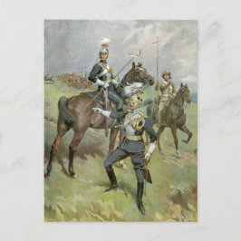 Die 21. Lancers - Britische Armee Postkarte