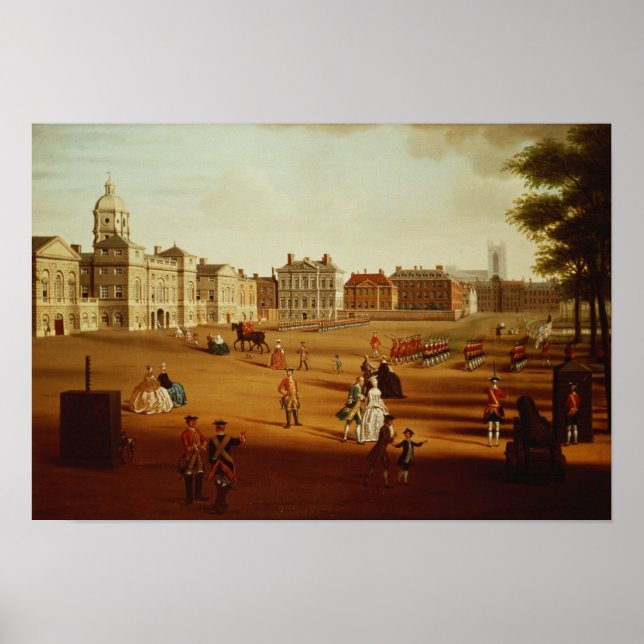 Die 2. Wachen auf der Parade bei den Pferdewächter Poster (Vorne)