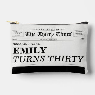 Die 30-Times-Zeitung 30. Geburtstagsfeier Zubehörtasche