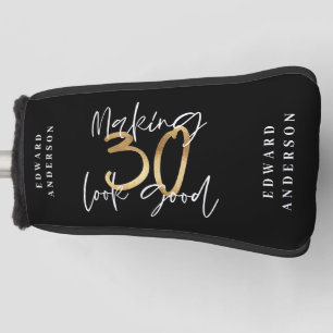 Die 30 zum guten Gold-Geburtstagsfest machen Golf Headcover