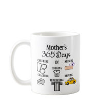 Die 365 Tage der Aufgaben von Funny Mother Tasse