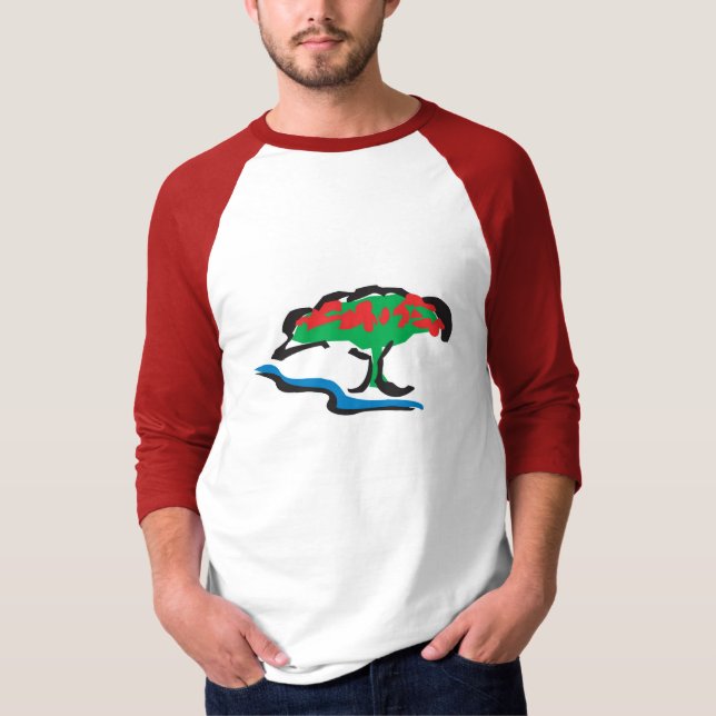 Die 3/4 Hülse der Männer T-Shirt (Vorderseite)