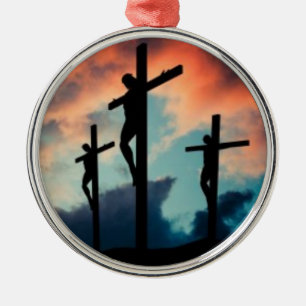 Die 3 Kreuz-Jesus-Weihnachtsbaum-Verzierung Ornament Aus Metall